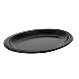 Placesetter® Serving Tray Base 7.5X10.25 IN Polystyrene Foam Black Oval 500/Case