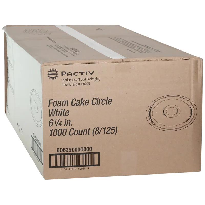 Cake Circle 6.25 IN Polystyrene Foam White Round 1000/Case