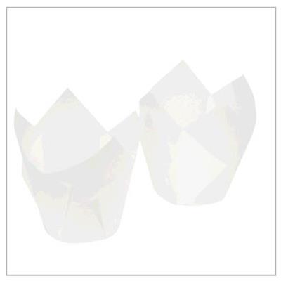Baking Cup 4.5 IN White Sampler 1000 Count/Box 25 Box/Case