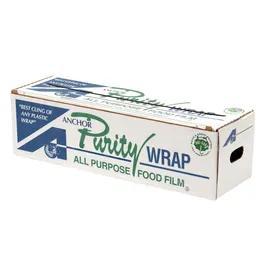 Multi-Purpose Cling Film Cutter & Roll 18IN X3000FT PVC Clear With Dispenser Box Freezer Safe 1/Roll