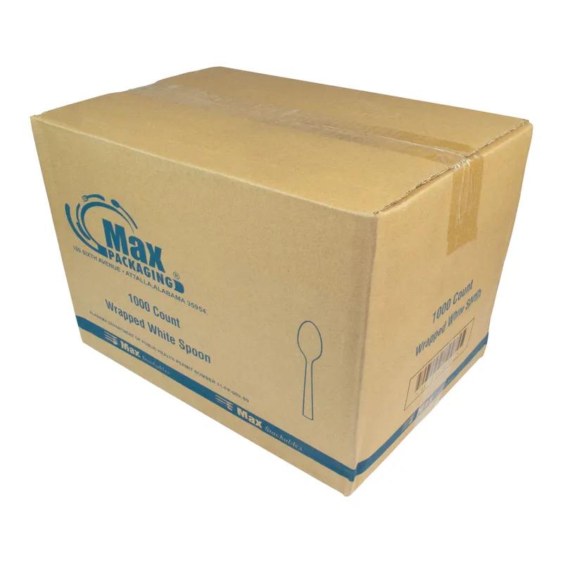 Soup Spoon PP White Medium Weight Individually Wrapped 1000/Case
