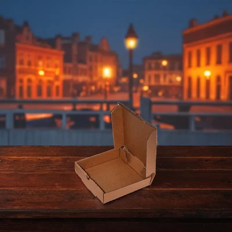 Pizza Box 12X17 IN Corrugated Cardboard Kraft 50/Bundle
