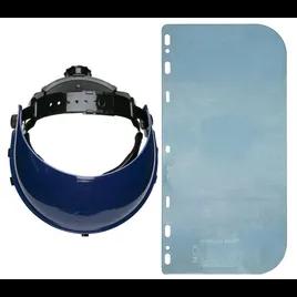 Face Shield Clear Blue PETG 1/Each
