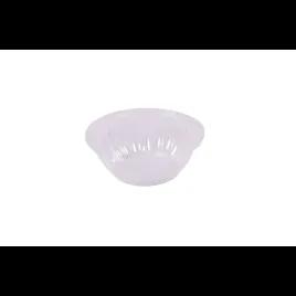 Fresh-Pak RoundZ Dessert Container Base 5 OZ OPS Clear Round Fluted 2000/Case