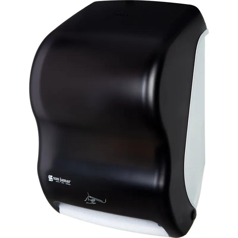 San Jamar Paper Towel Dispenser Black Pearl Electronic Touchless High Capacity Classic Low Maintenance 1/Each