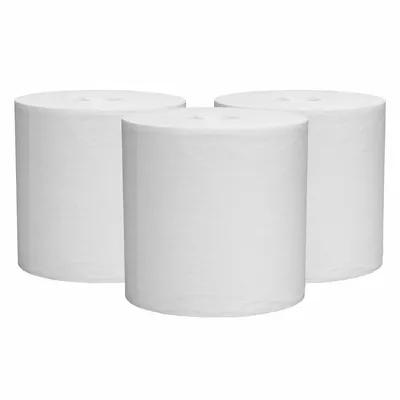 WypAll® X70 Cleaning Wipe 9.8X12.2 IN Medium Duty HydroKnit White Centerpull 275 Sheets/Roll 3 Rolls/Case