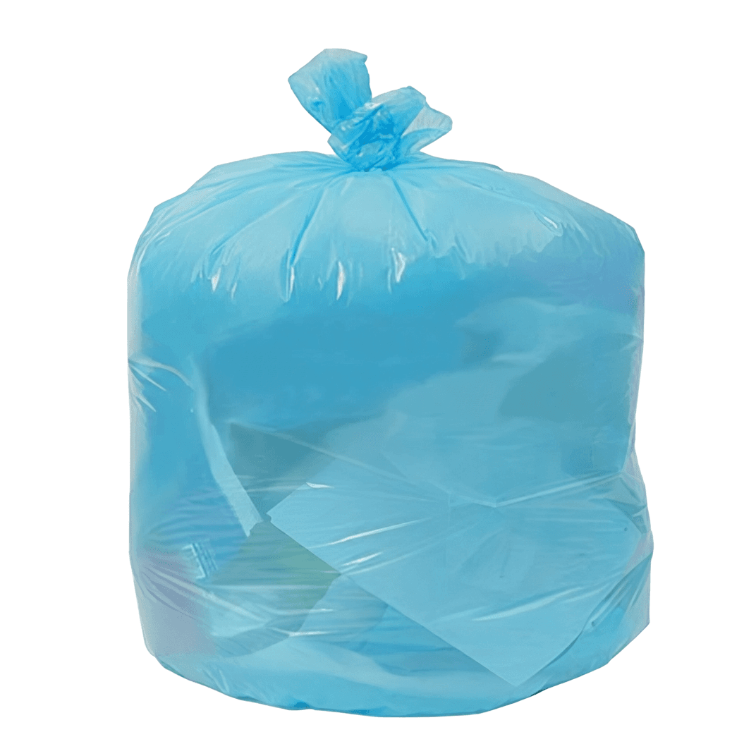 Soiled Linen Bag 30X45 IN Blue Plastic 1.3MIL Low Density 200/Case