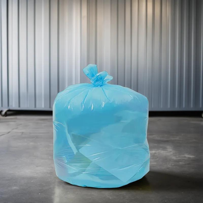 Soiled Linen Bag 30X45 IN Blue Plastic 1.3MIL Low Density 200/Case