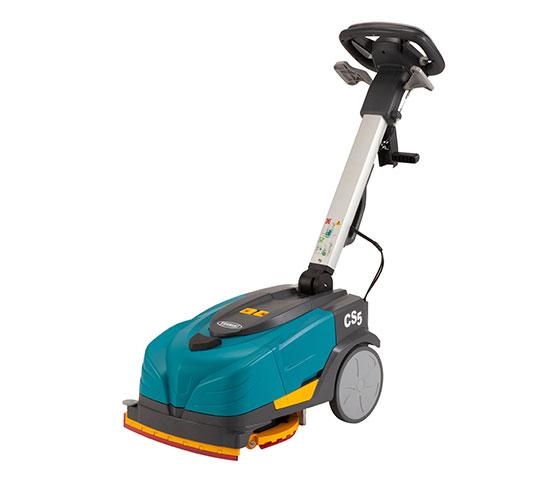 Tennant CS5 Commercial Use Floor Scrubber 1.3 GAL 11IN Teal 36v With 11IN Head 1/Each