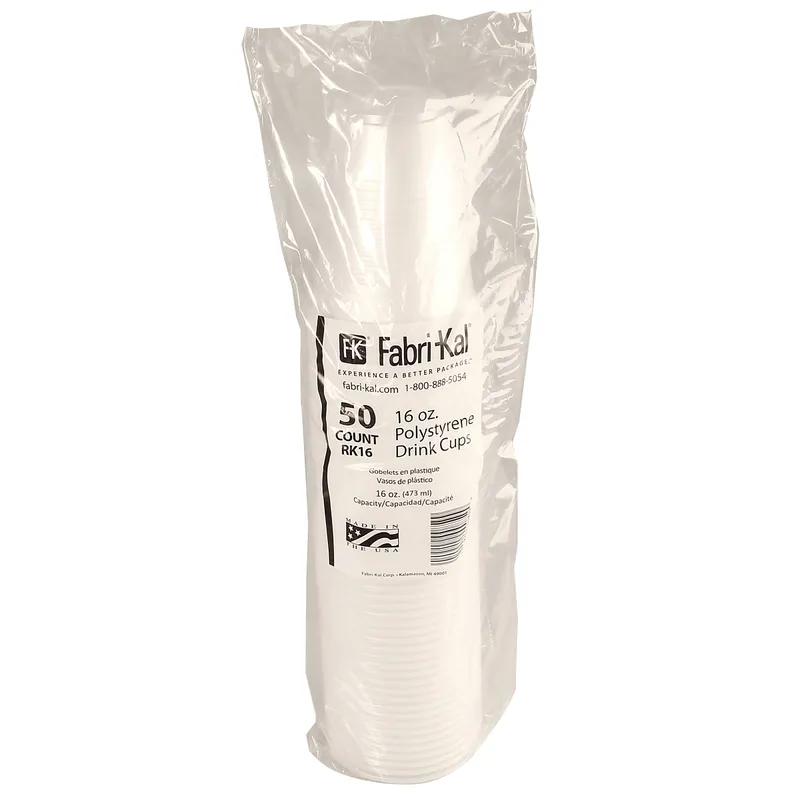 RK Cold Cup 16 OZ HIPS Translucent 1000/Case