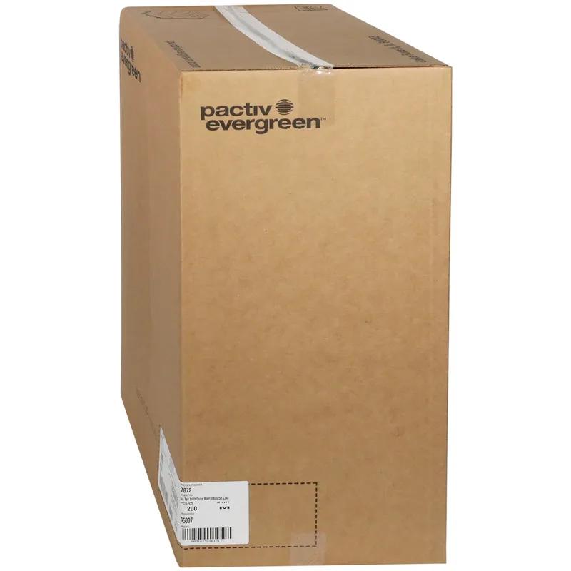 Cake Container & Lid Combo With Dome Lid 6.875X2 IN PET Clear Black Round Smooth 200/Case