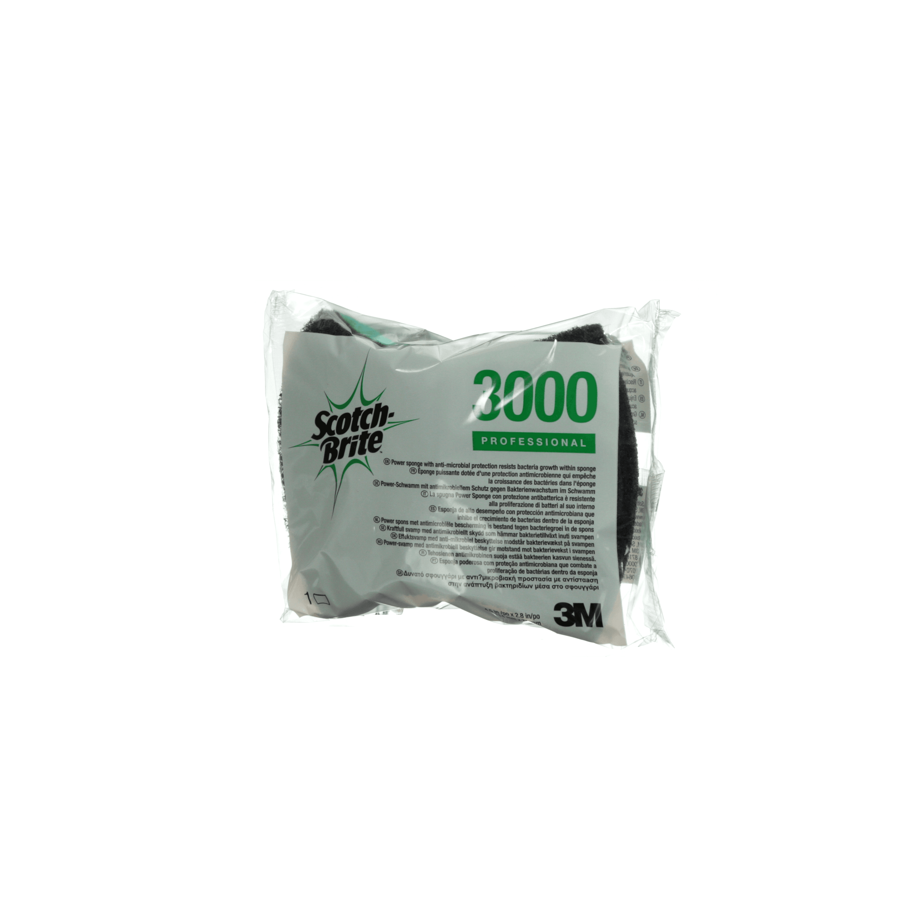 Scotch-Brite™ 3000 Sponge 4.5X2.8 IN Blue Power 20/Case