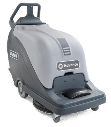 Advance BU800 20B 234AH AGM Floor Burnisher 20X50X23X41.25 IN Gray Battery Walk Behind Pad Assist 1/Each