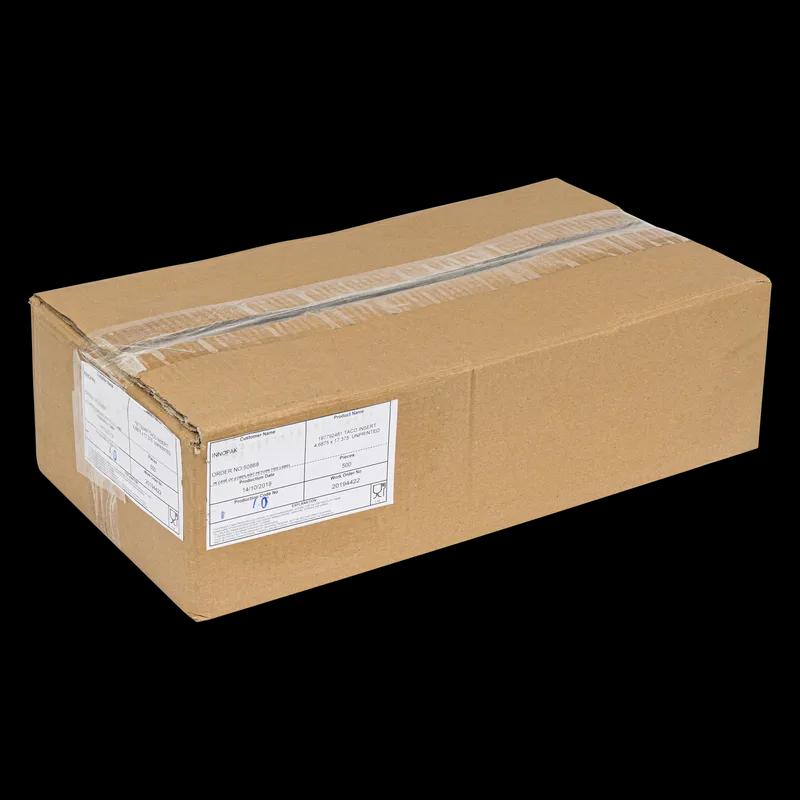 Take-Out Container Insert 4.6875X17.375 IN 4 Compartment Plastic Rectangle 500/Case