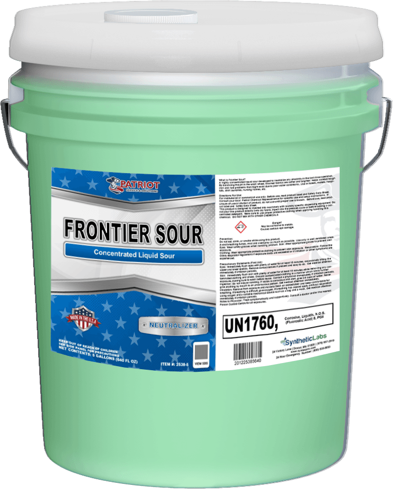 Patriot® Frontier Laundry Sour 5 GAL 1/Each