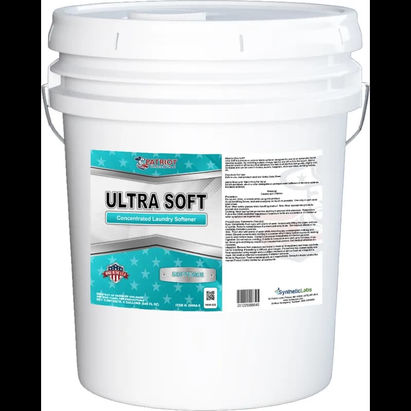 Patriot® Ultrasoft Laundry Softener 5 GAL Liquid Concentrate 1/Each