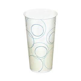 Cold Cup 22 OZ Single Wall Poly-Coated Paper Multicolor Champagne 1000/Case