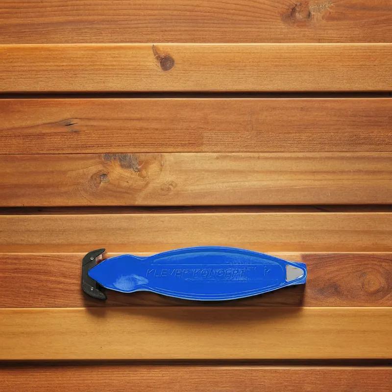 Klever Kutter Koncept Box Cutter Blue 10 Count/Bag 50 Bags/Case