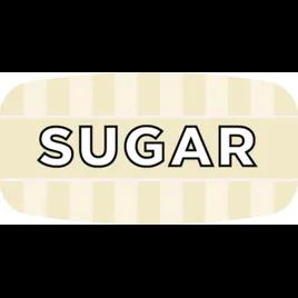 Sugar Bakery Flavor Label 0.625X1.25 IN White Oval 4 Color Process UV 1000 Count/Roll 50 Rolls/Case 50000 Count/Case