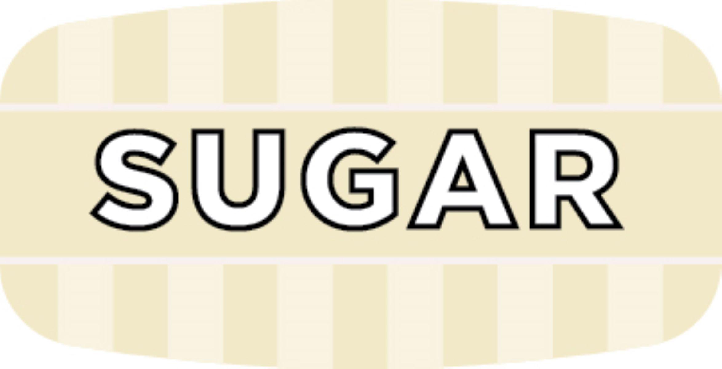 Sugar Bakery Flavor Label 0.625X1.25 IN White Oval 4 Color Process UV 1000 Count/Roll 50 Rolls/Case 50000 Count/Case
