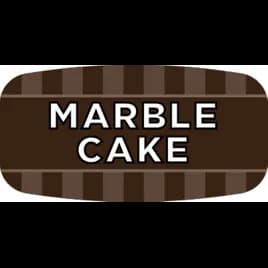 Marble Cake Bakery Flavor Label 0.625X1.25 IN 4 Color Process UV 1000 Count/Roll 50 Rolls/Case 50000 Count/Case