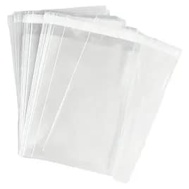 Bag 7X4X18 IN 8 LB Cellophane Clear Square With Angle Seal Crimp Seal Closure 1000/Case
