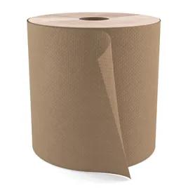Cascades PRO Roll Paper Towel 7.8IN 800 FT Kraft Embossed Standard Roll 2IN Core Diameter 6 Rolls/Case