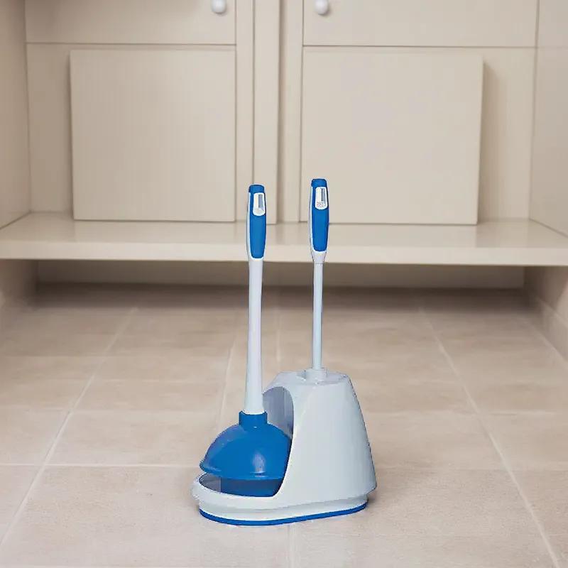 Toilet Bowl Brush & Plunger Caddy 1/Each