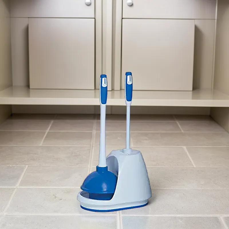 Toilet Bowl Brush & Plunger Caddy 1/Each