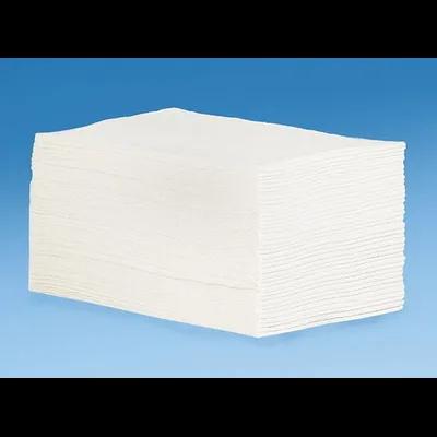 Chef's Select® Folded Paper Towel Airlaid Paper White 1/6 Fold 500 Sheets/Pack 50 Packs/Case