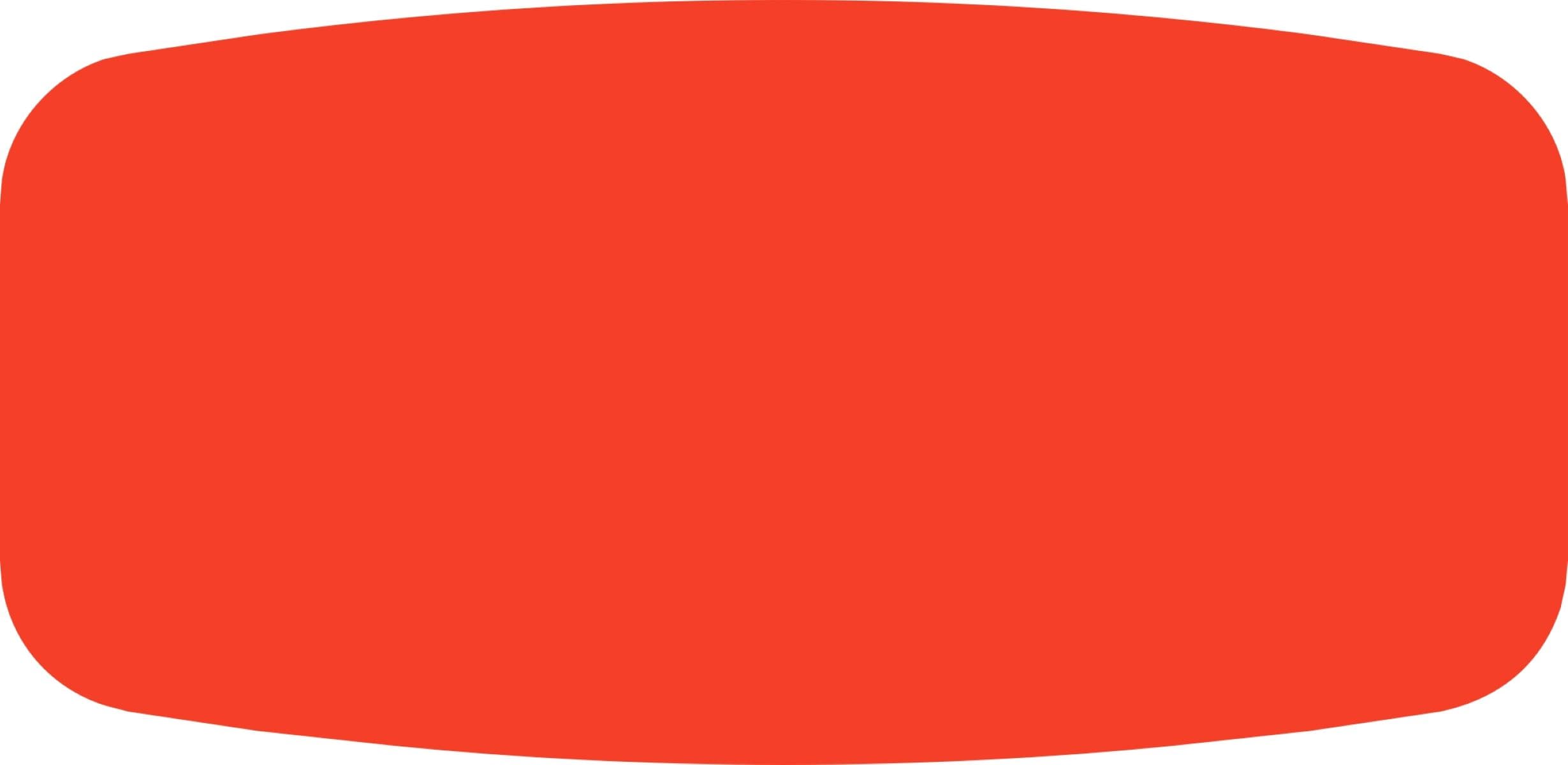 Blank Write In Label 0.625X1.25 IN Red Fluorescent Red Short Oval Write On Dayglo 1000 Count/Roll 50 Rolls/Case