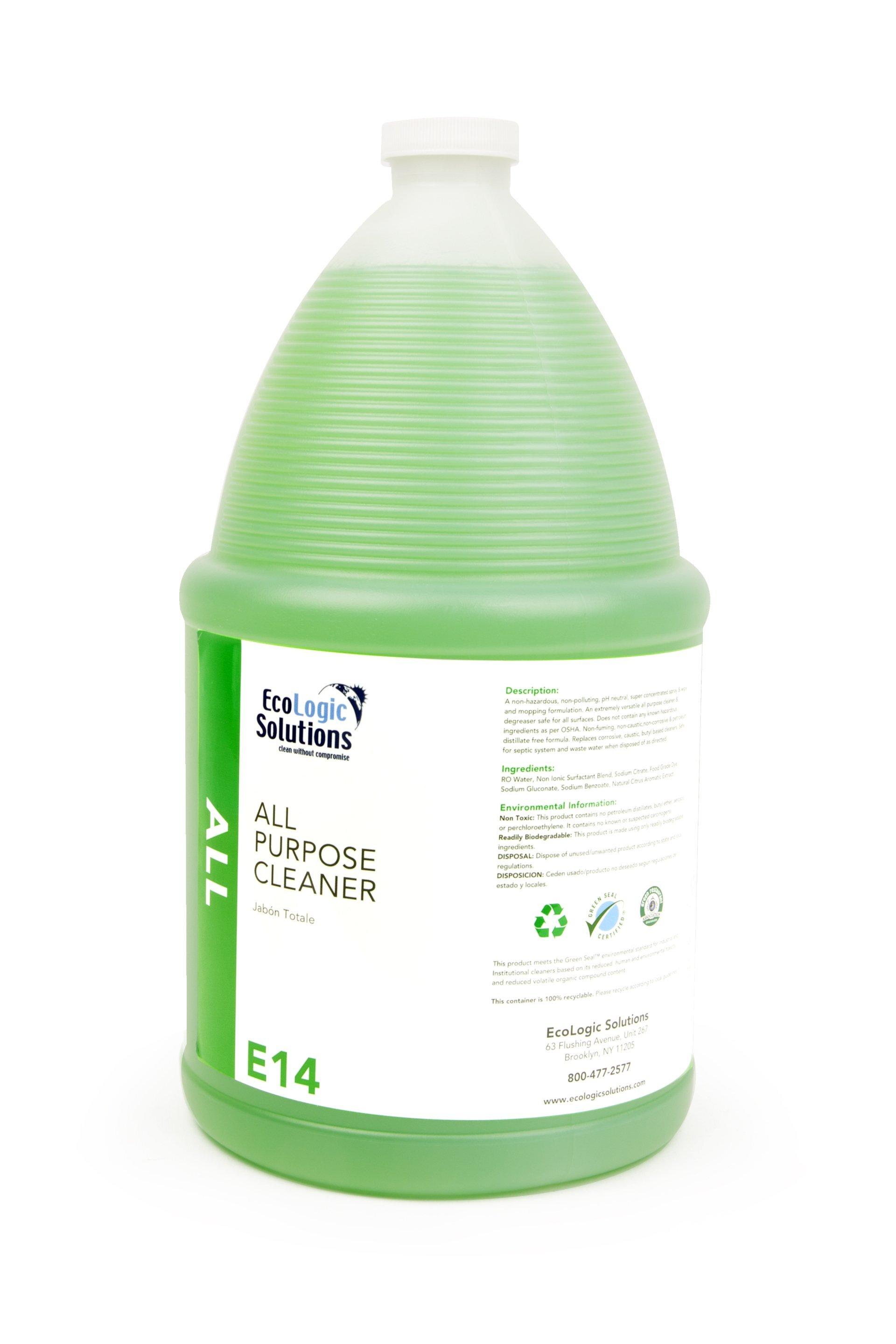 E14-G Citrus Scent All Purpose Cleaner 1 GAL Multi Surface Neutral Concentrate 4/Case