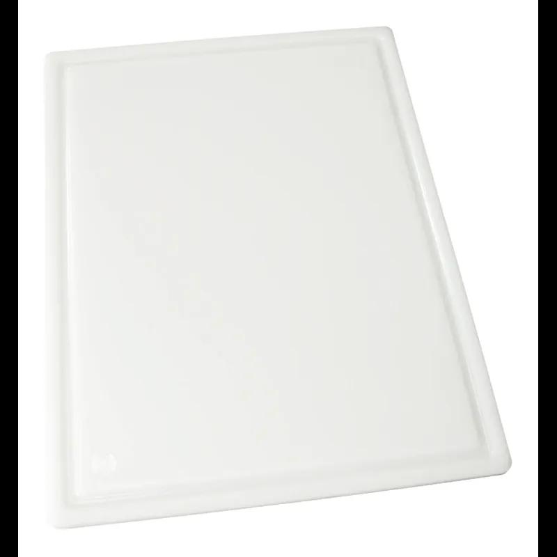 Cutting Board Large (LG) 18X12X0.5 IN Plastic White 1/Each