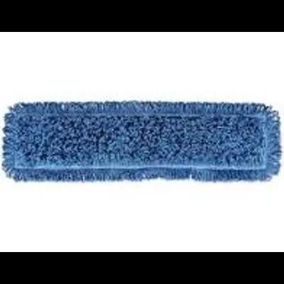 Dust Mop 24X5 IN Blue Microfiber Loop End 1/Each