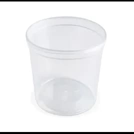 Value Line Deli Container Base 24 OZ PP Clear Round 500/Case