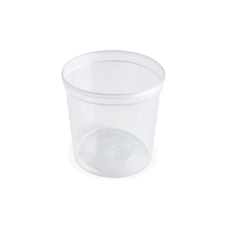 Deli Container Base 24 OZ PP Clear Round 500/Case