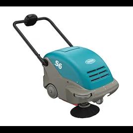 Tennant S6 Commercial Use Floor Sweeper 25IN Teal 42Ah With 25IN Head 1/Each
