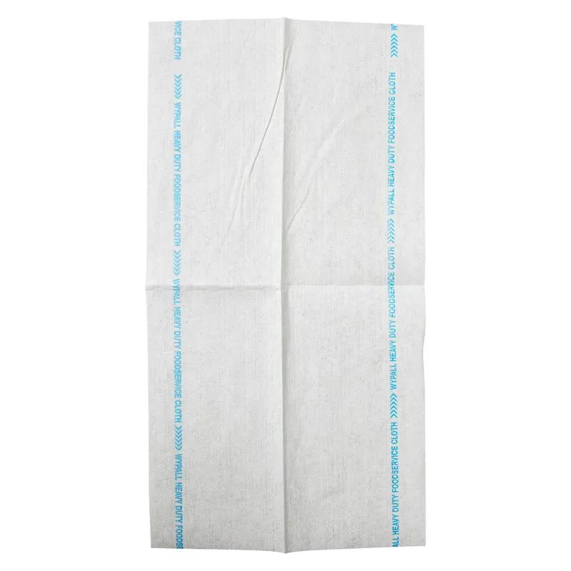 WypAll® X70 Food Service Cleaning Towel 23.5X12.5 IN Heavy Duty HydroKnit White 1/4 Fold 300/Case