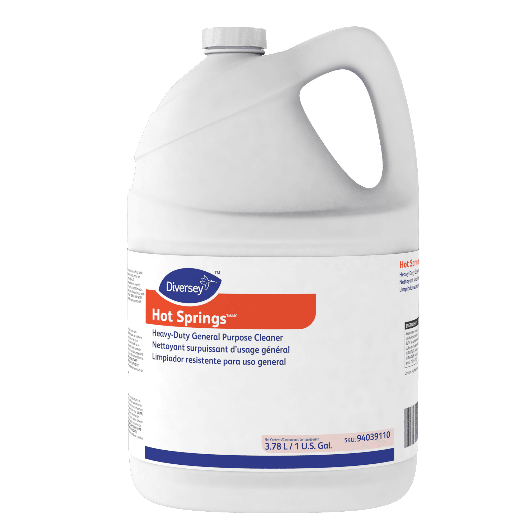 Hot Springs Citrus Scent All Purpose Cleaner 1 GAL Heavy Duty Liquid 4/Case