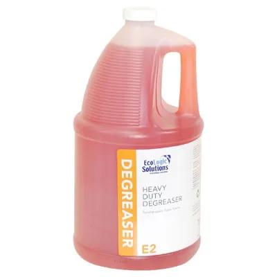 EcoLogic Solutions Citrus Scent Degreaser 1 GAL Multi Surface Heavy Duty Alkaline Concentrate 4/Case