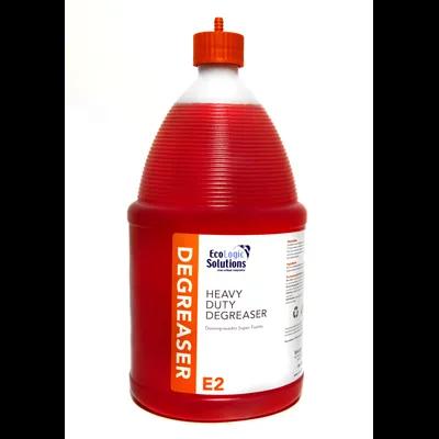 EcoLogic Solutions Citrus Scent Degreaser 1 GAL Multi Surface Heavy Duty Alkaline Concentrate 4/Case