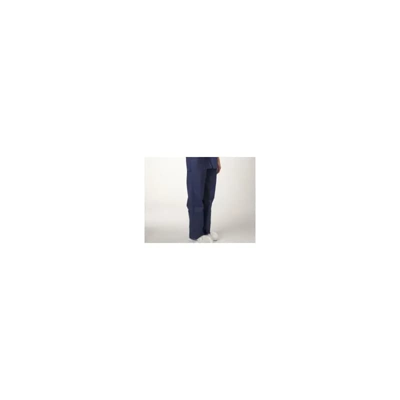 Scrub Pants Large (LG) Navy PP 2 Pocket Elastic Waist 50/Case