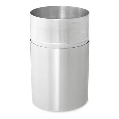 1-Stream Landfill Lid 35 GAL 140 QT Silver Stainless Steel 1/Each