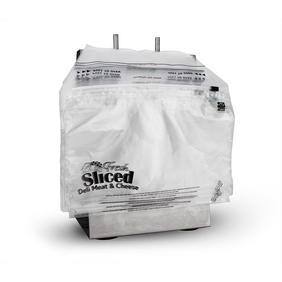 Deli Bag 10X6 IN LDPE With Slide Seal Tamper-Resistant Closure 1000/Case