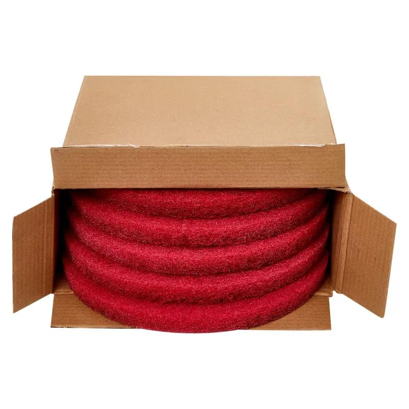 Victoria Bay Buffing Pad 13 IN Red 5/Case
