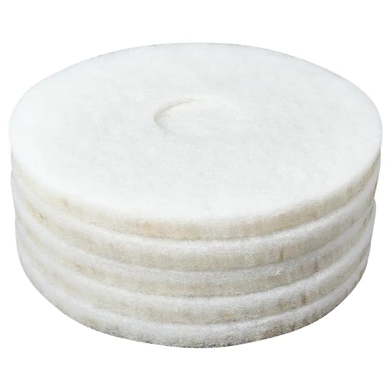 Victoria Bay Polishing Pad 14 IN White 5/Case