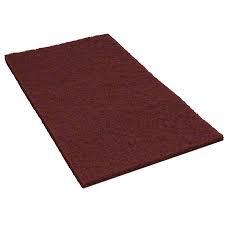 Victoria Bay Scrubbing Pad 14X32 IN Maroon 10/Case