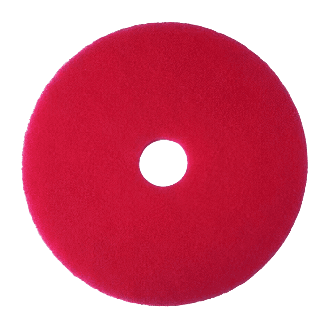 Victoria Bay Buffing Pad 15 IN Red 5/Case