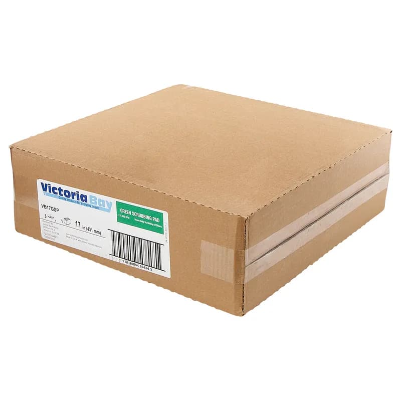 Victoria Bay Scrubbing Pad 17 IN Green 5/Case