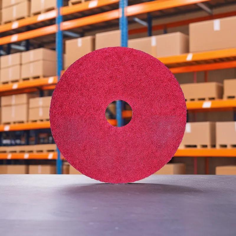 Victoria Bay Buffing Pad 17 IN Red 5/Case
